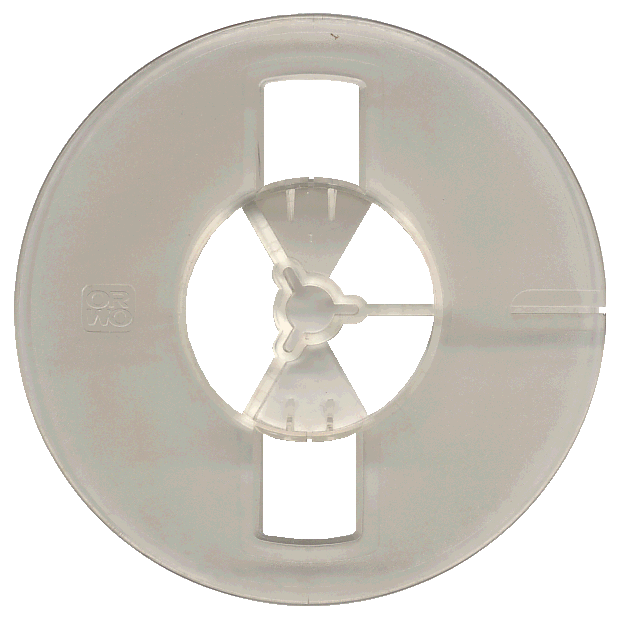 10 cm Spule mit ORWO-Logo