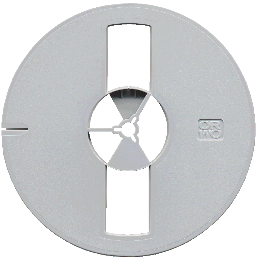 15 cm Spule mit ORWO-Logo